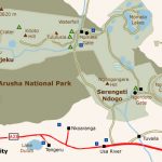 map Arusha National Park